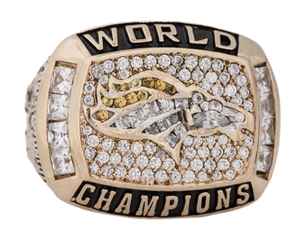 1997 Denver Broncos Super Bowl Championship Salesmans Sample Ring - John Elway